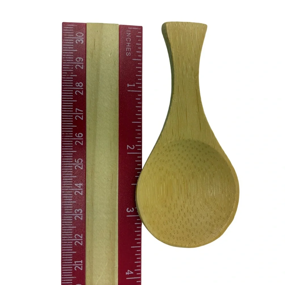 Bamboo Mini Spoons Set Of 16 Condiments Spice Eco-Friendly Unbranded Lightweight